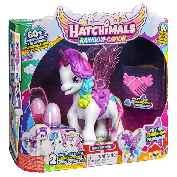 Hatchimals Rainbow-Cation Hatchicorn multifärg