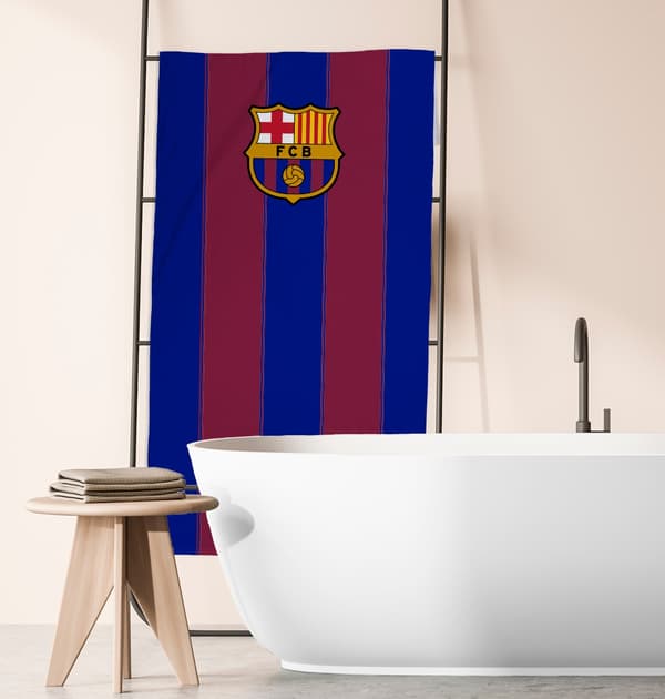 FC Barcelona Handduk 70x140 cm multifärg