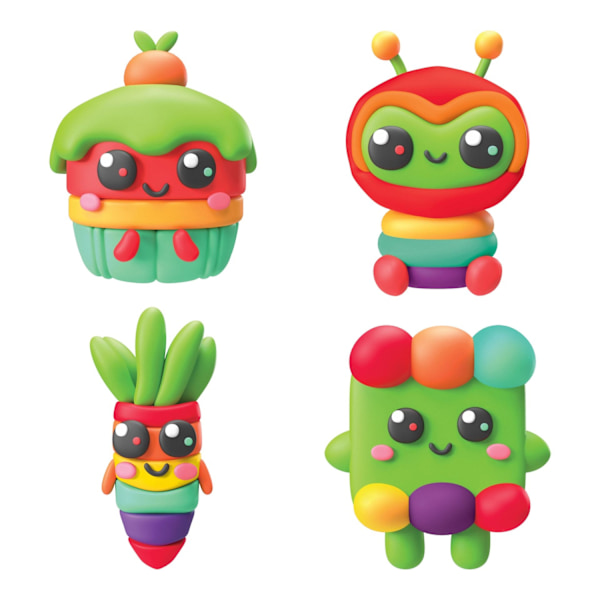 Just Dough Premium Monsters Alien multifärg
