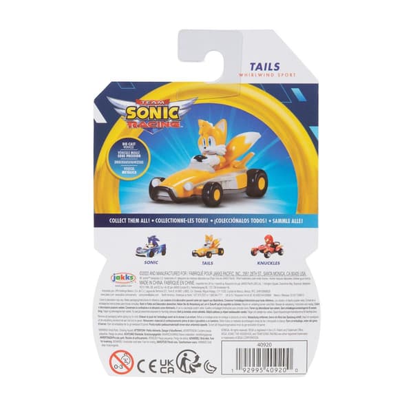 Sonic Fordon Die-cast 1:64 Tails multifärg