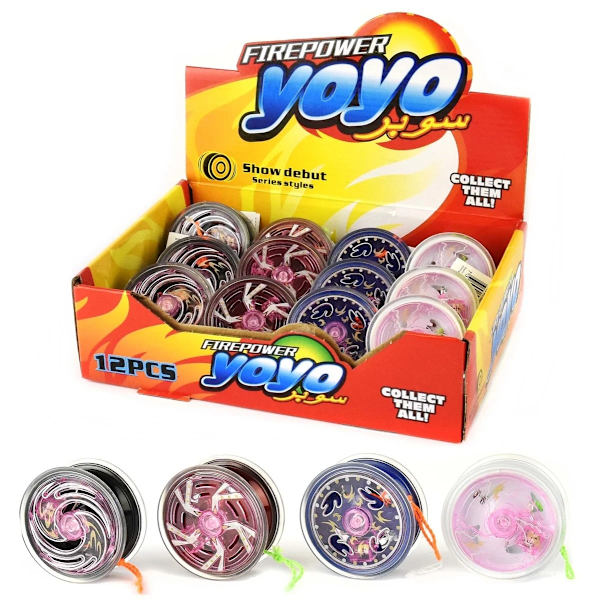 Yoyo med ljus 6cm (Välj färg) Svart