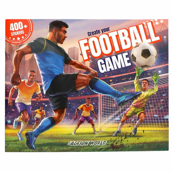 Create your Football Game Pysselbok multifärg