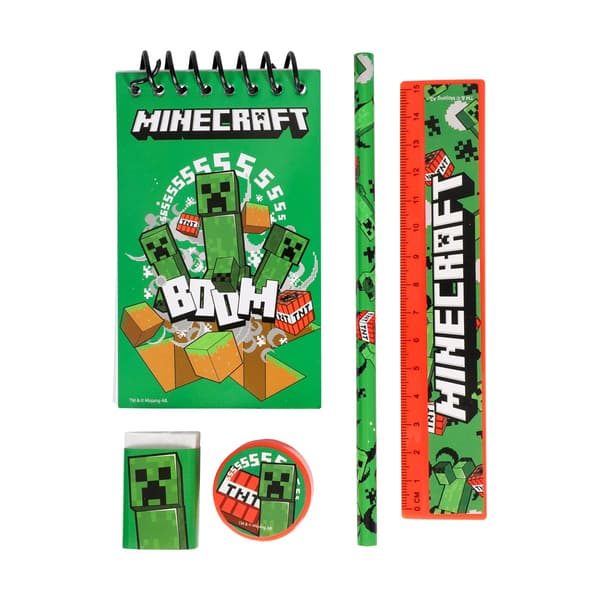 Minecraft Skrivset 5 delar multifärg
