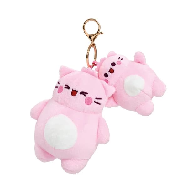 Pembe Nyckelring Plush 12cm With Little Pembe multifärg