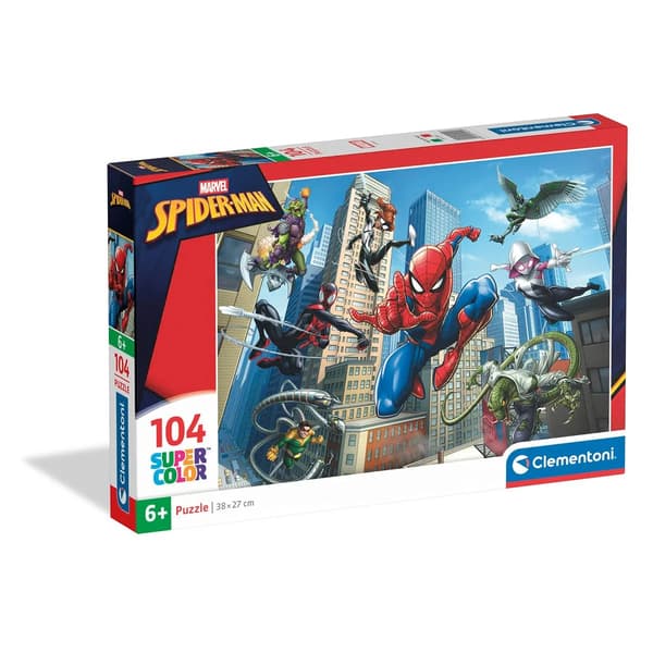 Clementoni Spiderman Pussel 104 bitar multifärg