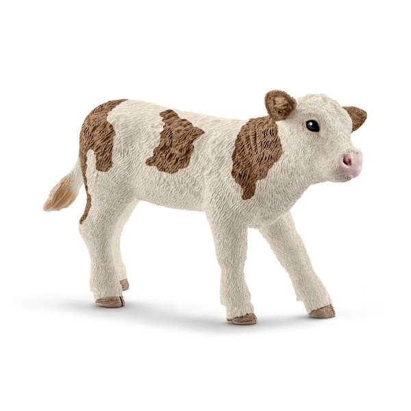 schleich® FARM WORLD Simmental kalv 13802 multifärg