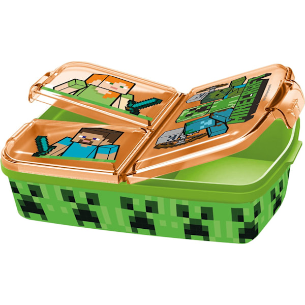 Minecraft Matlåda med 3 fack multifärg
