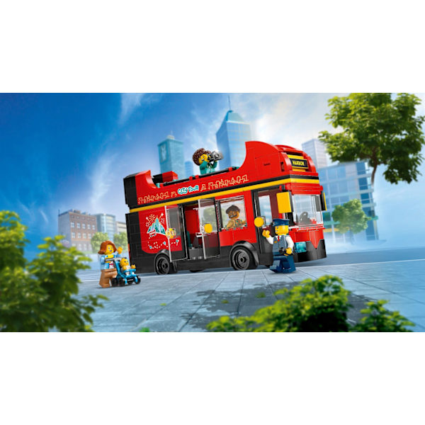 LEGO® City Röd dubbeldäckare för sightseeing 60407 multifärg