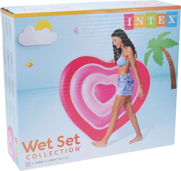 INTEX Hjärta Badmadrass
