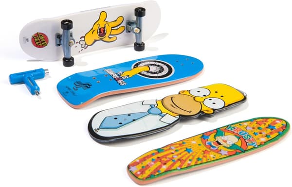 Tech Deck Skate 4-pack The Simpsons multifärg