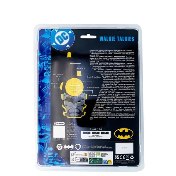 Batman Walkie Talkies multifärg
