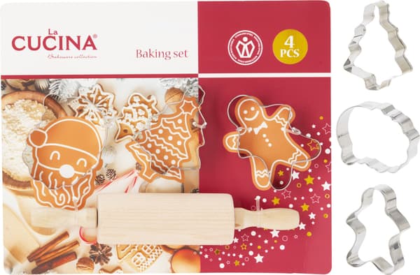 Jul Kavel och Pepparkaksformar multifärg
