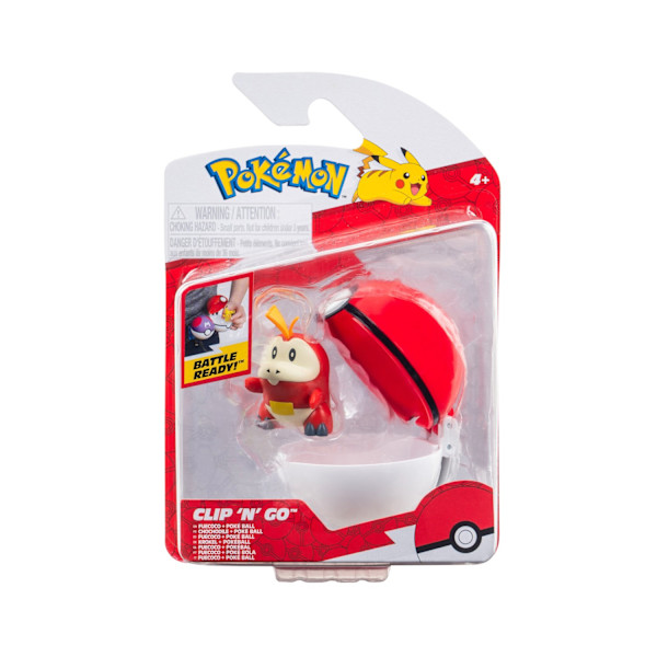 Pokemon Clip n Go Fuecoco + Poke Ball multifärg