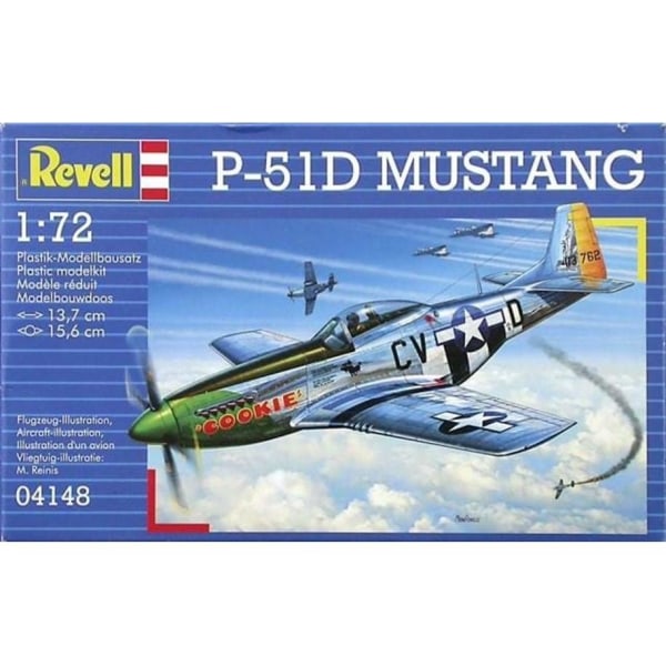 Revell P-51D Mustang 1:72 Modellbyggsats multifärg
