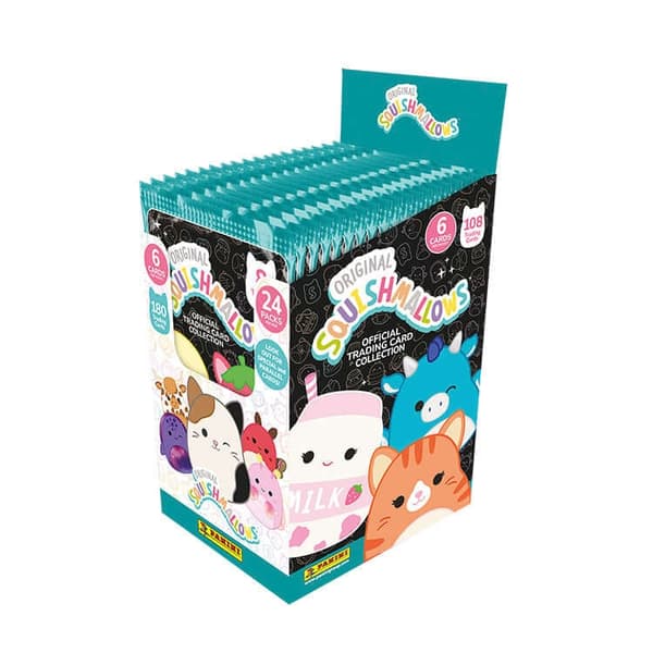 Squishmallow Samlarbilder Booster Hel Box 24 paket multifärg