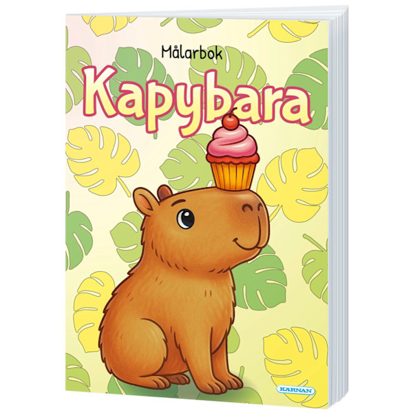 Kapybara Målarbok multifärg