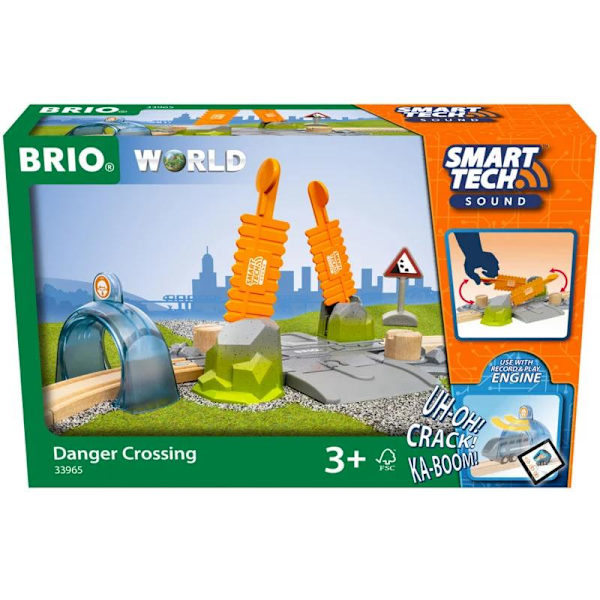 Brio Smart Tech Danger Crossing multifärg