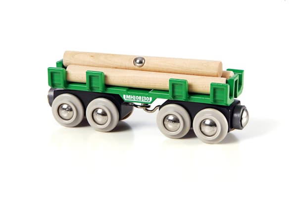 Brio Timmervagn med timmer MultiColor