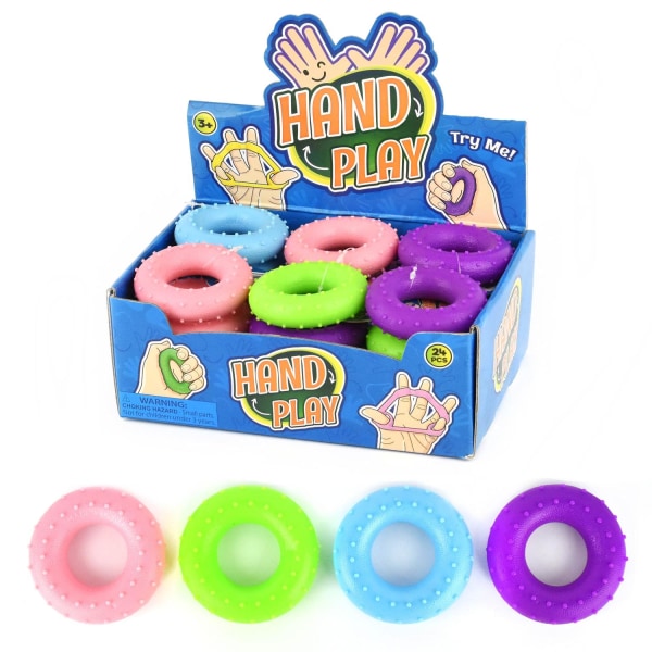Fidget Squeeze Donuts 7cm Blå Blå