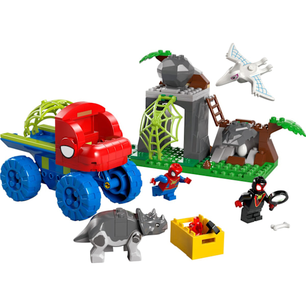 LEGO® Marvel Team Spideys räddning med Dino Crawler 11199
