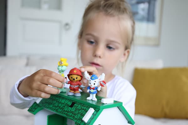 Bamse Figurset SOS multifärg