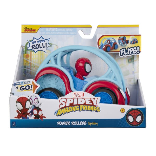 Spidey Amazing Friends Power Rollers Pull Back