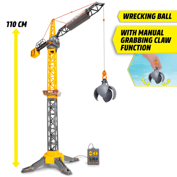 Dickie Toys Mighty Crane Lyftkran 110cm multifärg