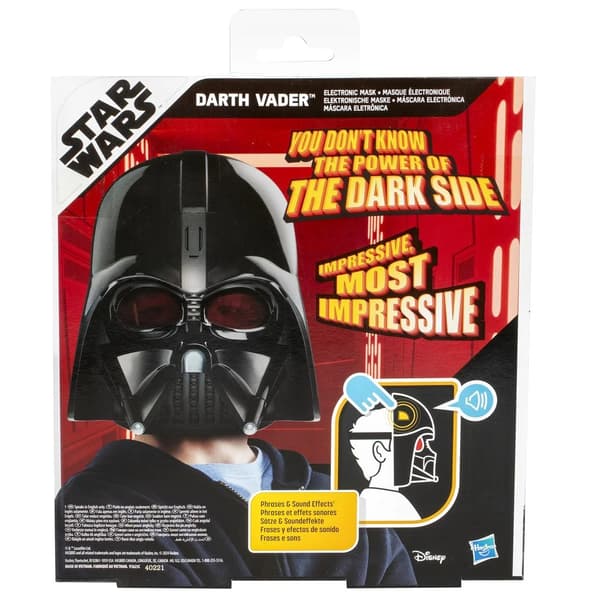 Star Wars Darth Vader Mask med ljud multifärg