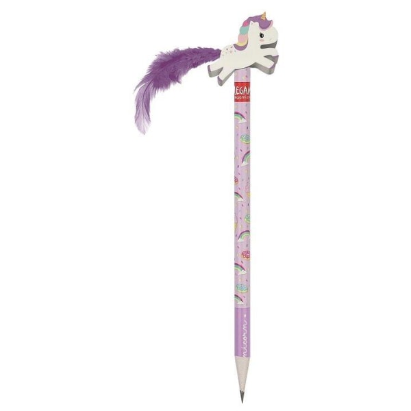 Blyertspenna med suddgummi Unicorn