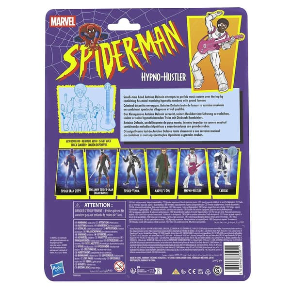 Spiderman Hypno-Hustler Retro Figur multifärg