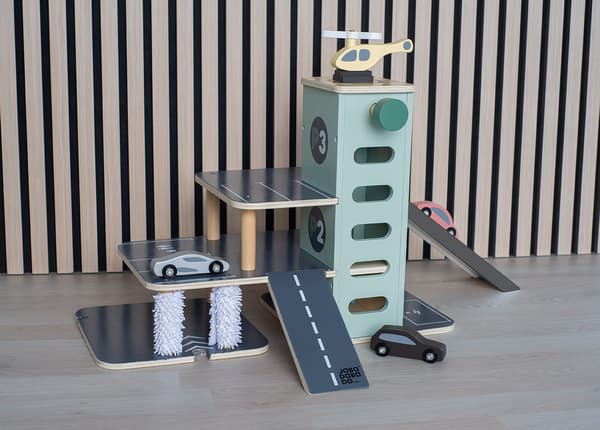 Jabadabado Parkeringsgarage multifärg