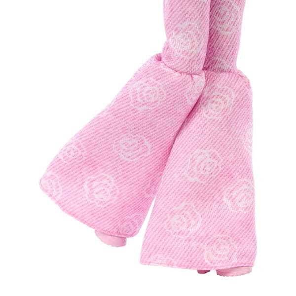 Barbie Deluxe Style Rosa utsvängda jeans Latina no 11