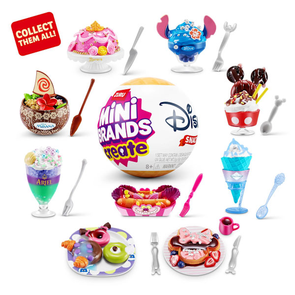 Zuru Mini Brands Create Disney Snacks multifärg