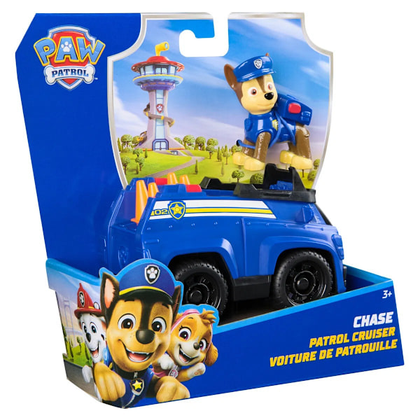 Paw Patrol Fordon med figur 2.0 Chase multifärg