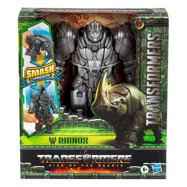 Transformers Rise of the Beasts Smash Changers Rhinox multifärg