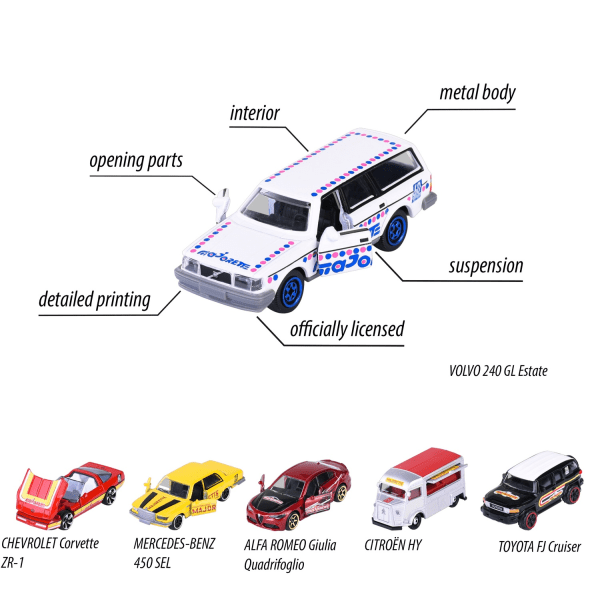 Majorette Premium Anniversary Edition Toyota FJ Cruiser multifärg