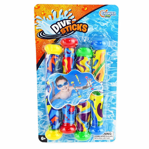 Dykpinnar 4-pack multifärg
