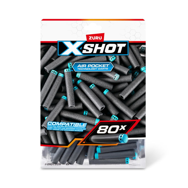 X-Shot Darts Refill 80-pack multifärg