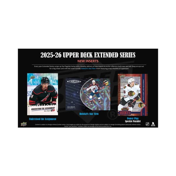 Upper Deck NHL 2025-26 Extended Series multifärg