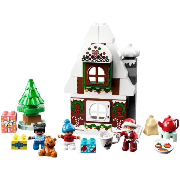 LEGO® DUPLO® Tomtens pepparkakshus 10976 multifärg