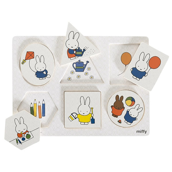 Miffy Formpussel 6 bitar multifärg