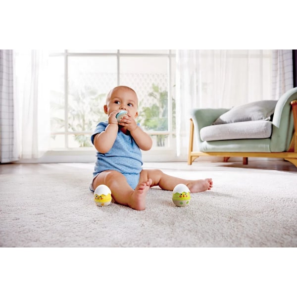 Hape Rattle Egg 3-pack