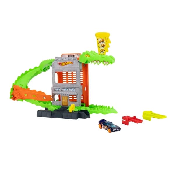 Hot Wheels City Croc Pizza Attack multifärg