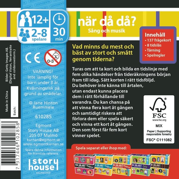 När då då? Sång och Musik multifärg