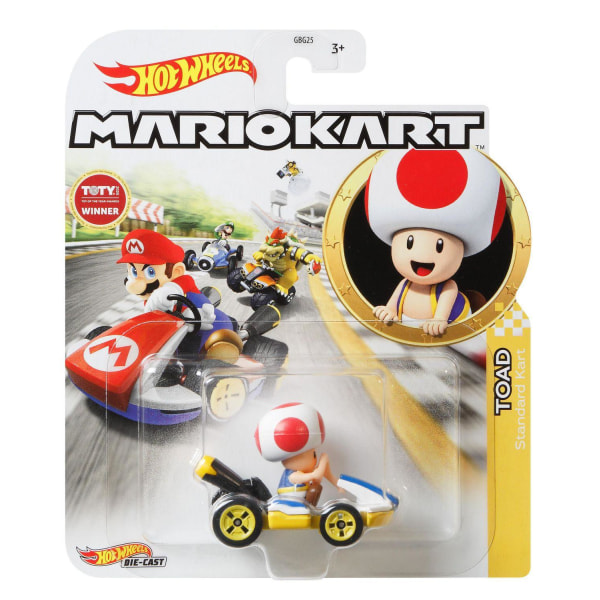 Hot Wheels Mario Kart Toad multifärg
