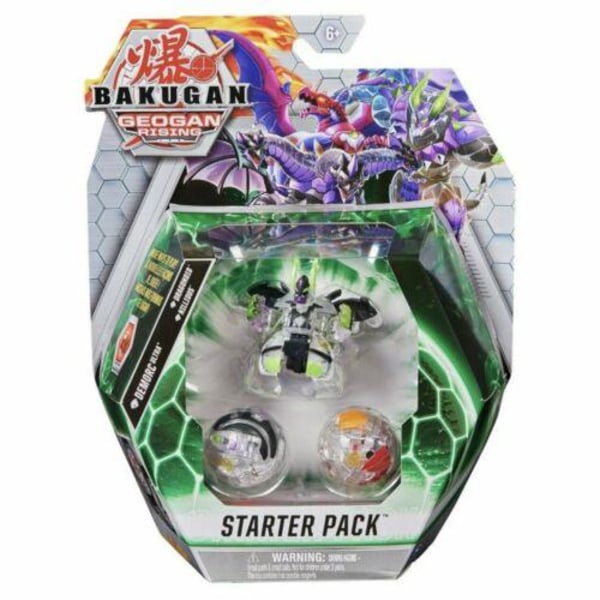 Bakugan Starter Pack Diamond Demorc Ultra/Dragonoid/Nillious multifärg