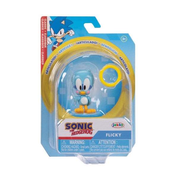 Sonic Figur 2.5" W18 Flicky multifärg