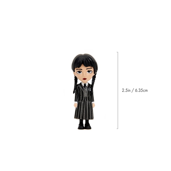 Wednesday Metallfigur 1-pack 2,5” Wednesday Adams with Uniform multifärg