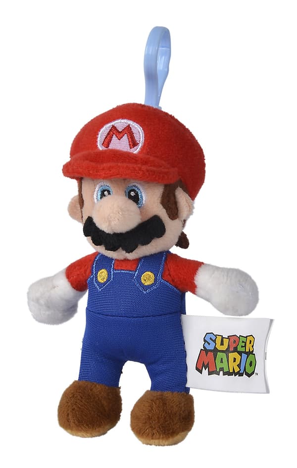 Super Mario Mjukdjur Nyckelring Mario multifärg