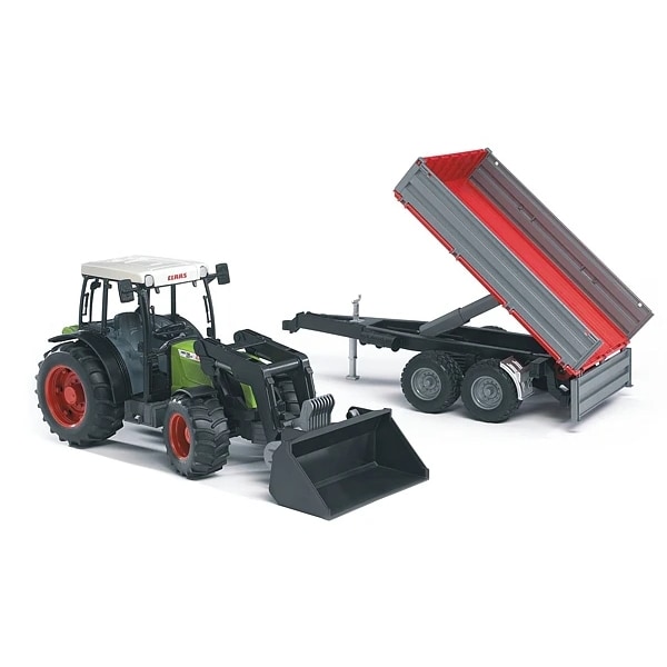 Bruder Claas Nectis 267 F Frontlastare och tippsläp 1:16 multifärg